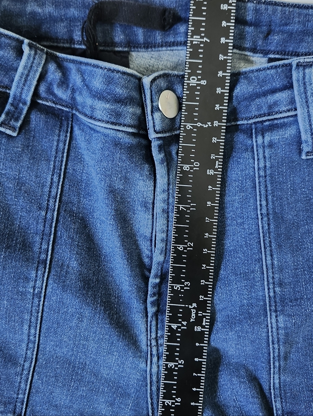 J Brand Arkin Zip Ankle Jogger Womens 29 Intrepid Denim Blue Utility Jeans - Picture 13 of 14